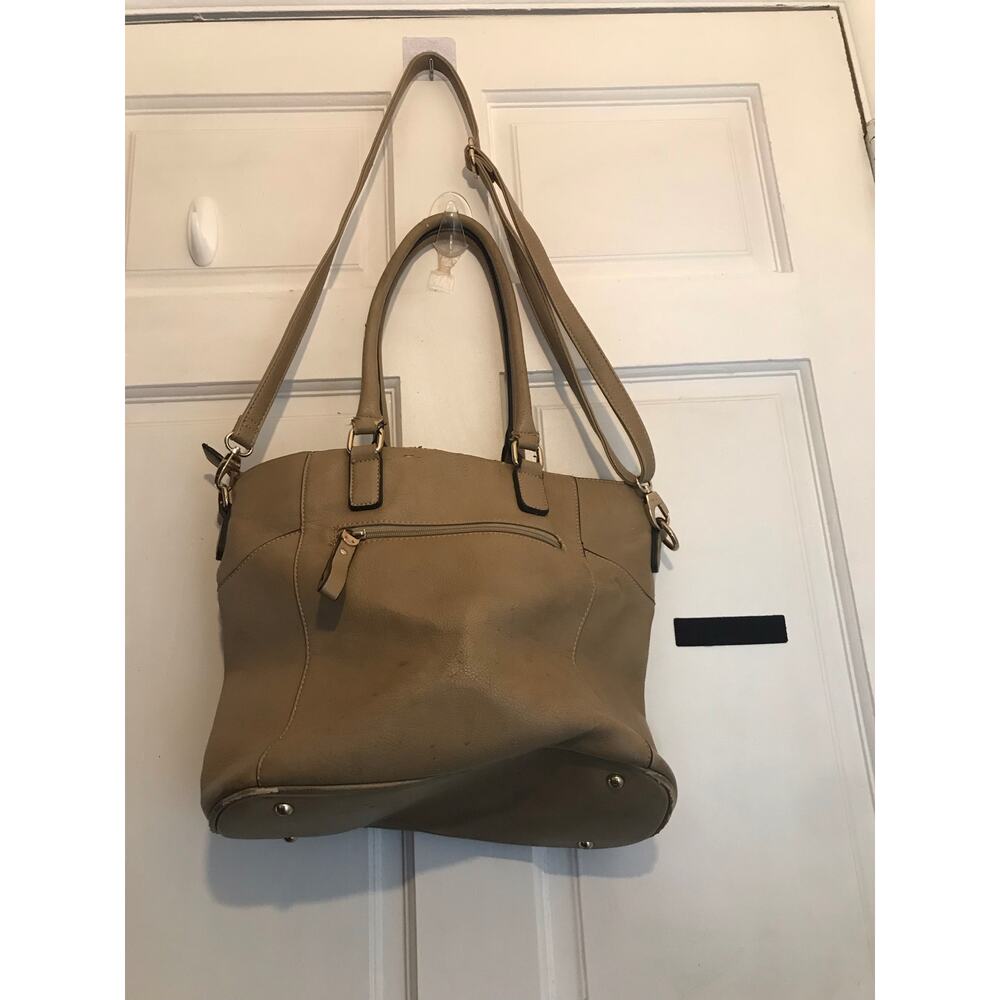GUSSACI Women's Shoulder Bag Tote/Purse Beige W/Strap